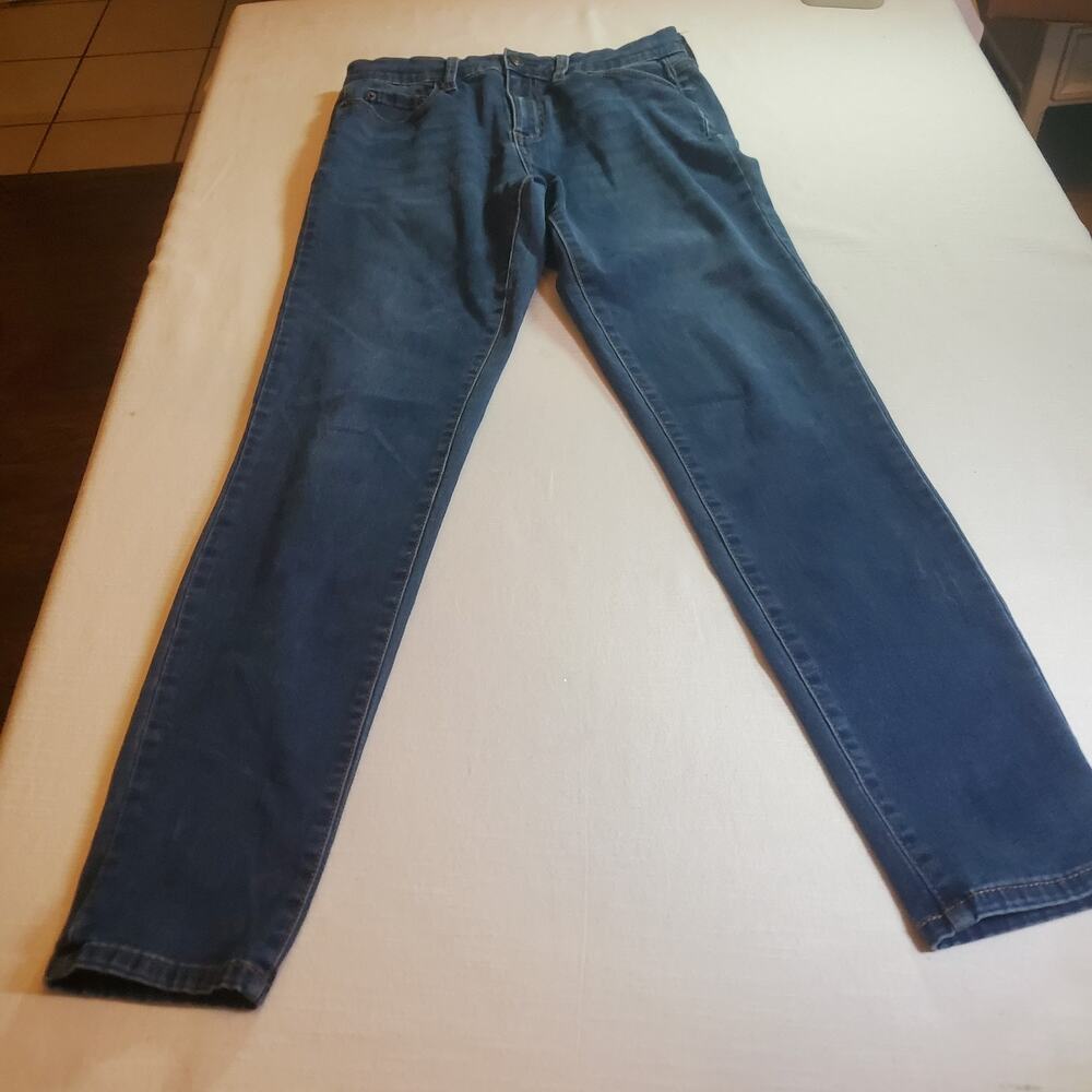 Aeropostale Womens High Rise Jegging Jeans Size 8 Long Dark Wash Blue Denim